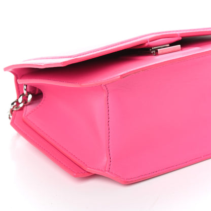 Givenchy Calfskin Bow Cut Chain Wallet Fuchsia 8 of 9