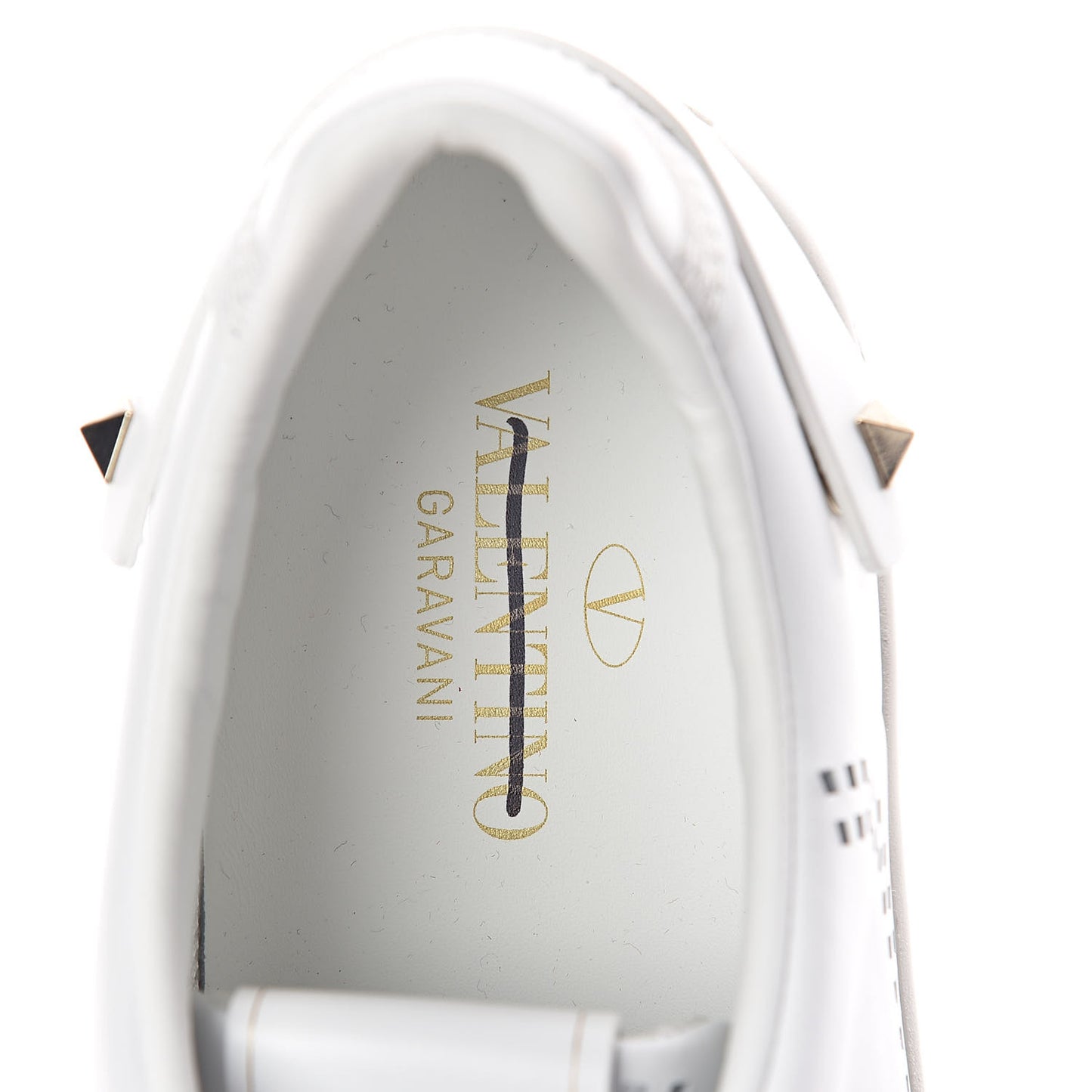 Calfskin Womens Backnet Sneakers 38.5 White