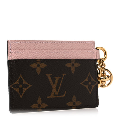 Louis Vuitton Monogram LV Charms Card Holder Rose Ballerine 3 of 7