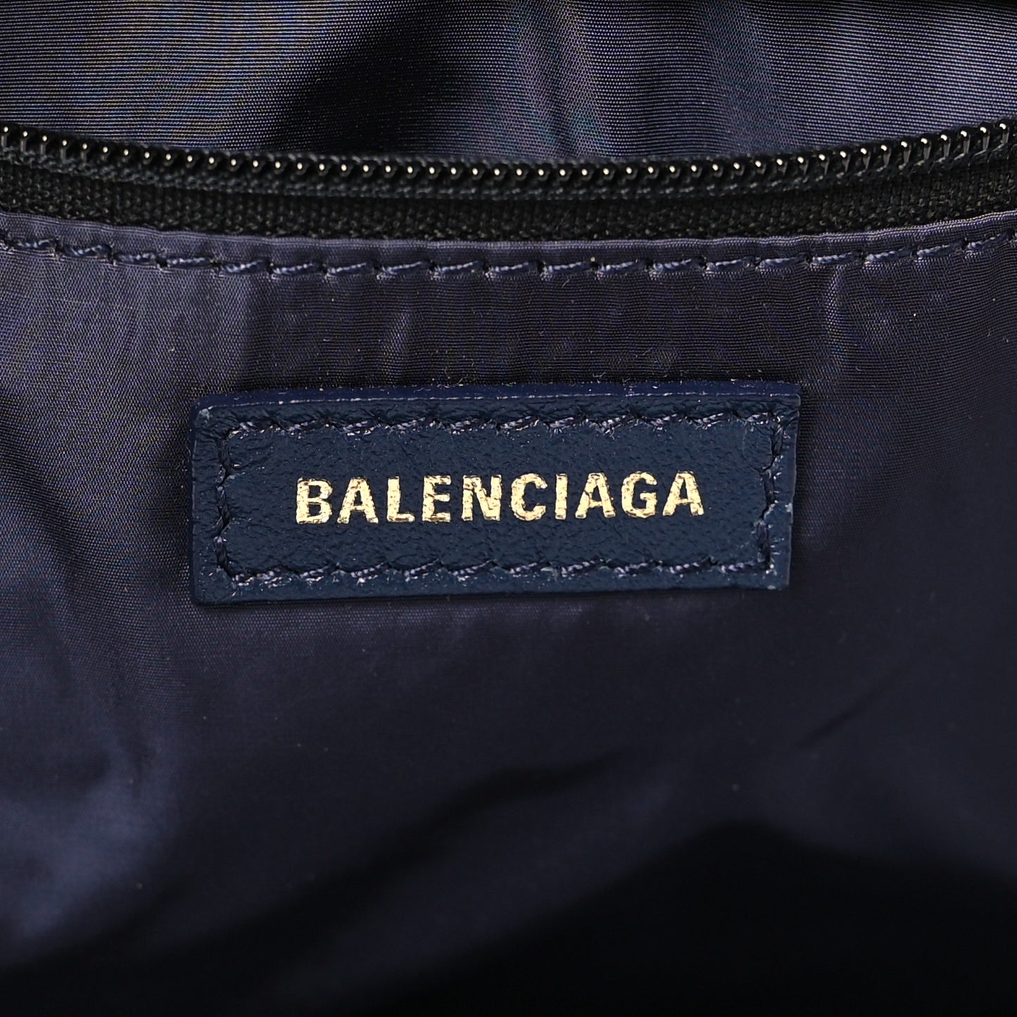 Sport Nylon Logo Embroidered Wheel Backpack Navy Blue Red