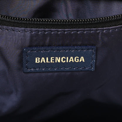 Balenciaga Sport Nylon Logo Embroidered Wheel Backpack Navy Blue Red 6 of 8