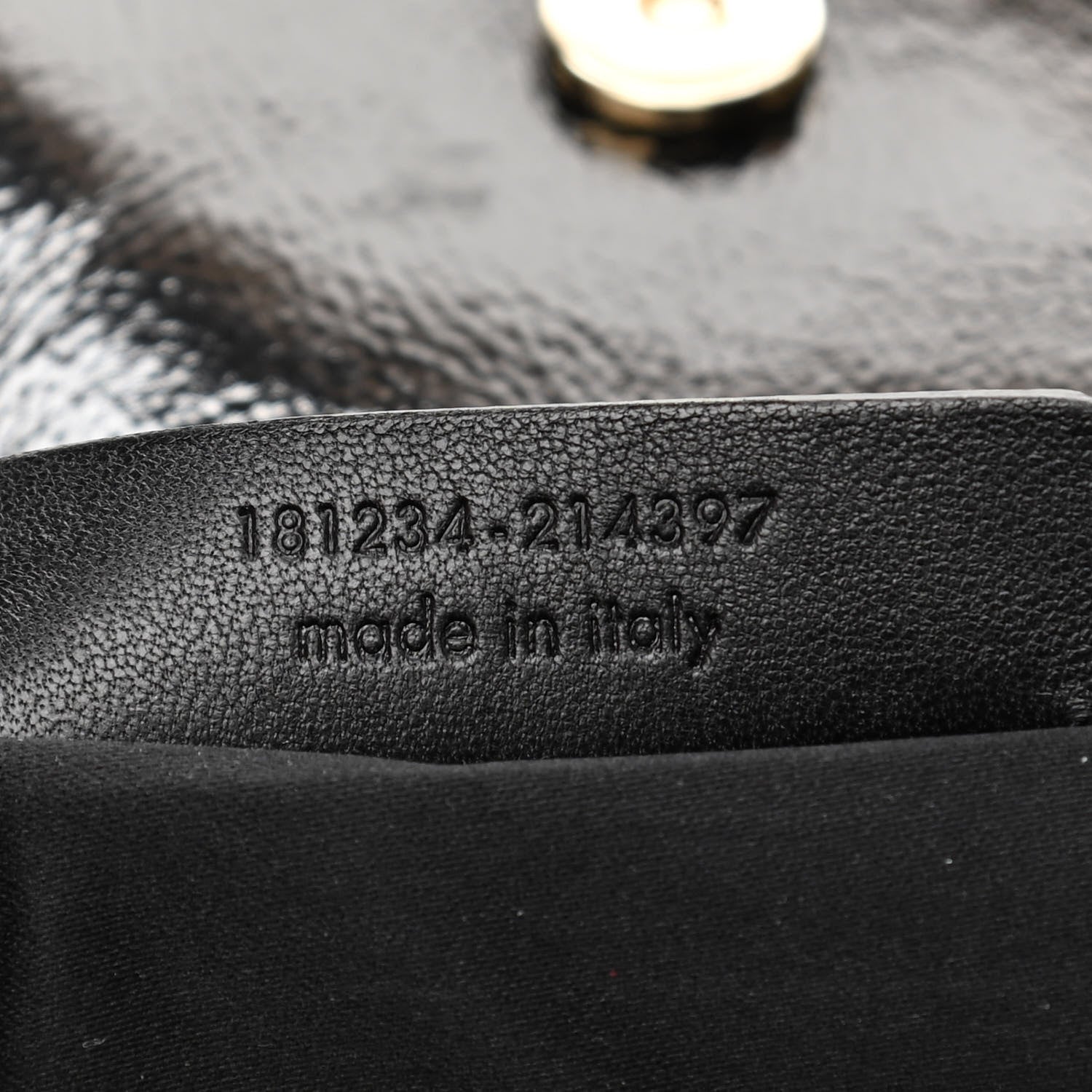 Saint Laurent Patent Crocodile Embossed Tribute Tote Black 7 of 15