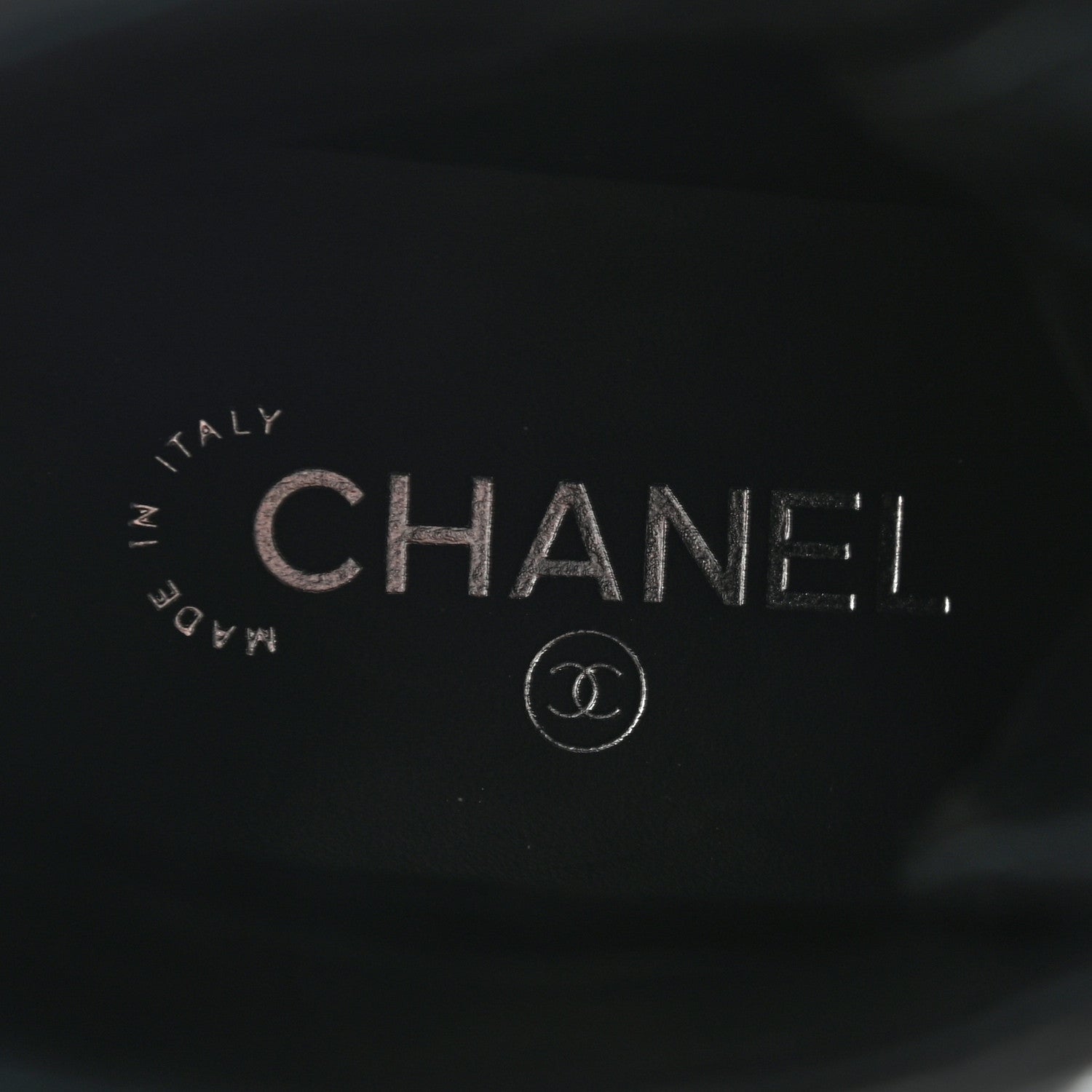 Chanel Tweed Suede Quilted Chain Short Boots 40 Black 6 of 8