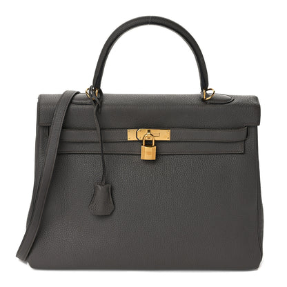 Hermes Togo Kelly Retourne 32 Etain 1 of 10