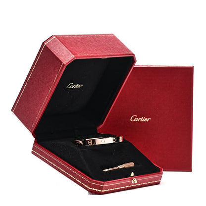 Cartier 18K Pink Gold LOVE Bracelet 18 9 of 10