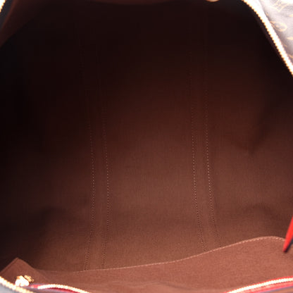 Louis Vuitton Calfskin Monogram Keepall Bandouliere 50 Coquelicot 4 of 12