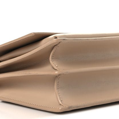 Saint Laurent Calfskin Medium Monogram Sunset Dark Beige 8 of 9