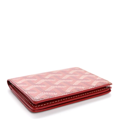 Goyard Goyardine Business Card Holder Red 4 of 13
