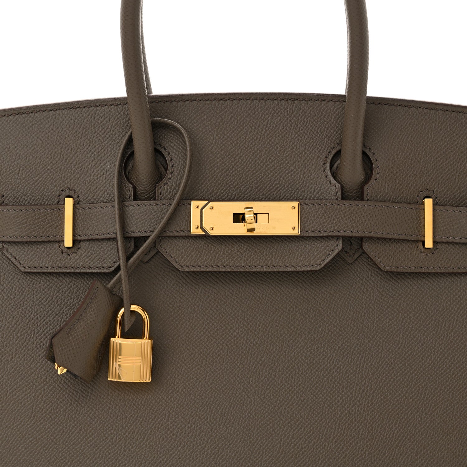 Hermes Epsom Birkin Sellier 30 Etain 9 of 12