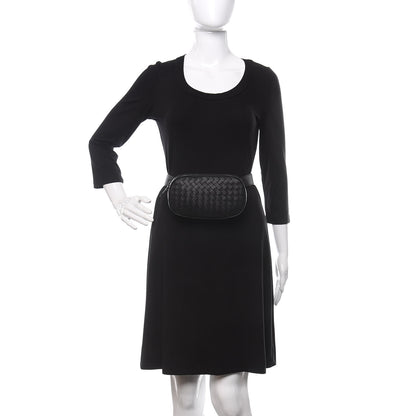 Bottega Veneta Nappa Intrecciato Belt Bag Black 2 of 9