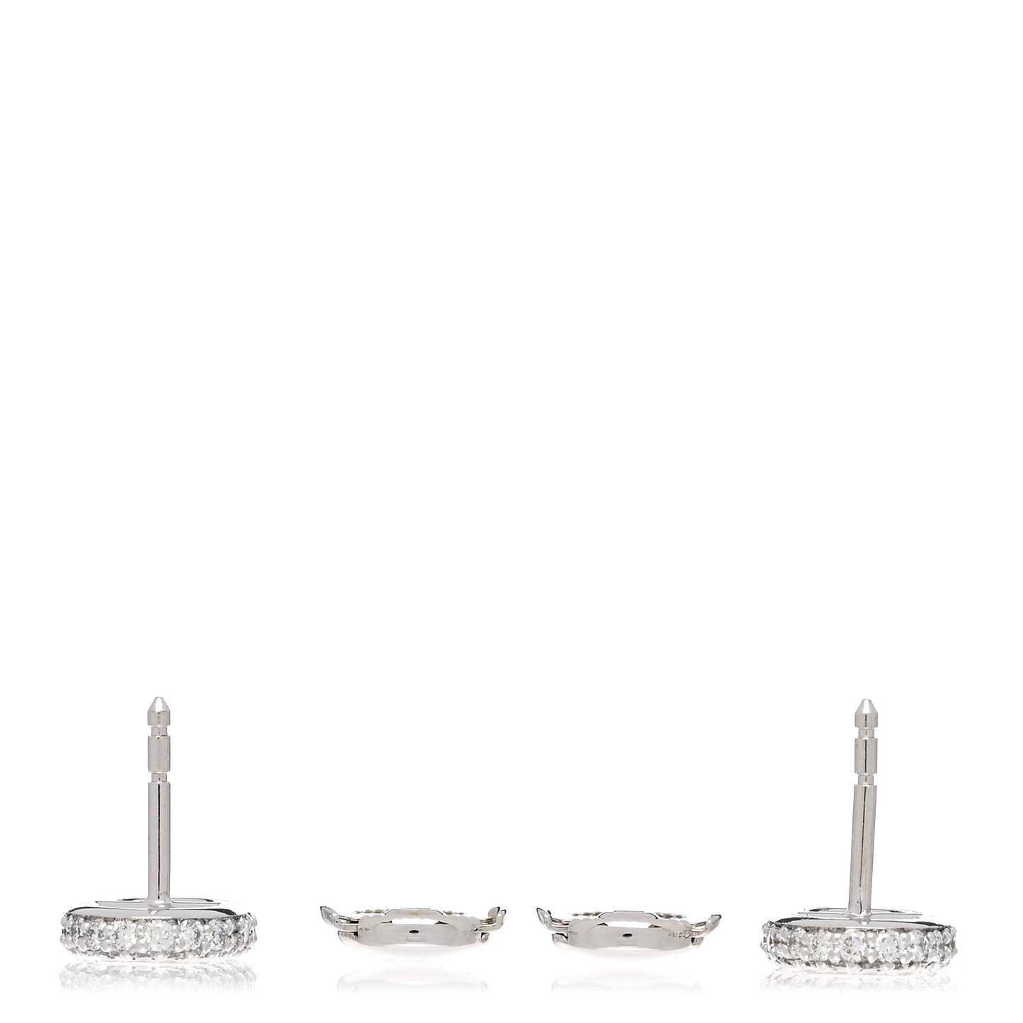 18K White Gold Diamond New Farandole Earrings