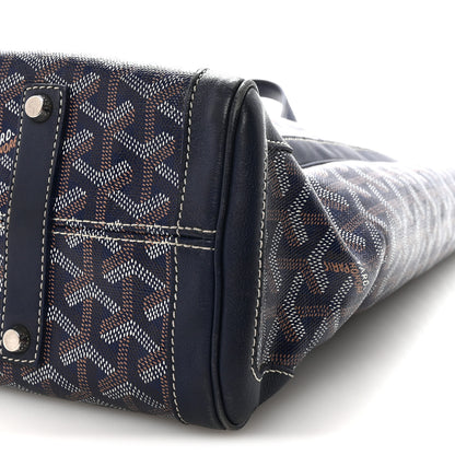 Goyard Goyardine Voltaire III Tote Navy 10 of 10