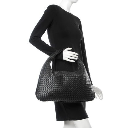 Bottega Veneta Nappa Intrecciato Large Veneta Hobo Black 2 of 13