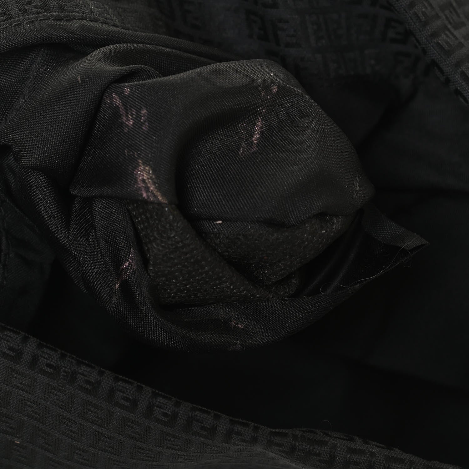 Fendi Zucchino Hobo Black 6 of 9