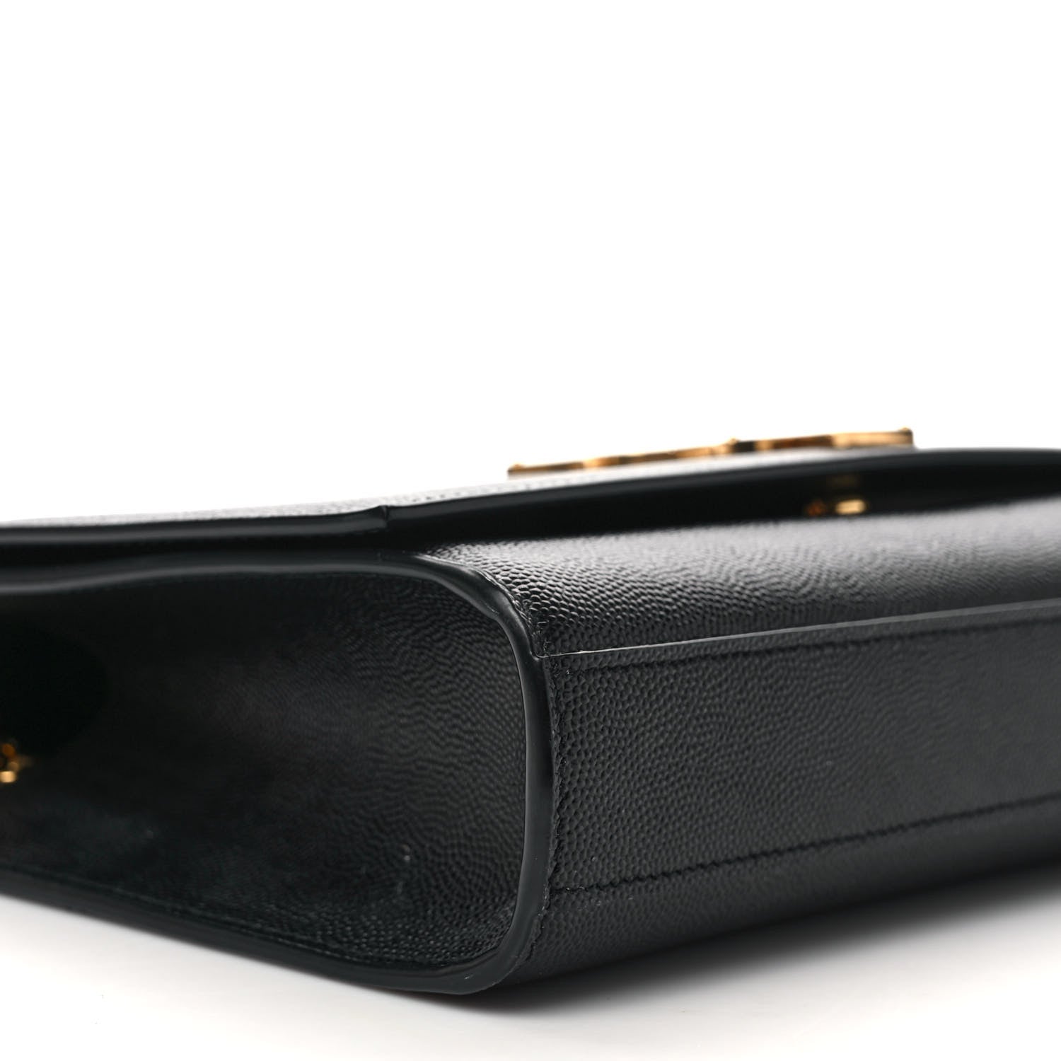 Saint Laurent Grain De Poudre Medium Classic Monogram Kate Satchel Black 7 of 9