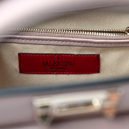 Valentino Garavani Calfskin Rockstud Tote Poudre 7 of 9
