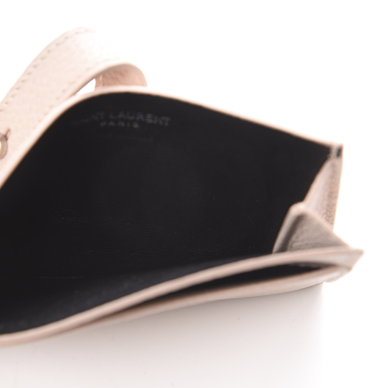 Saint Laurent Grained Calfskin Sac De Jour Souple Card Case Marble Pink 4 of 5