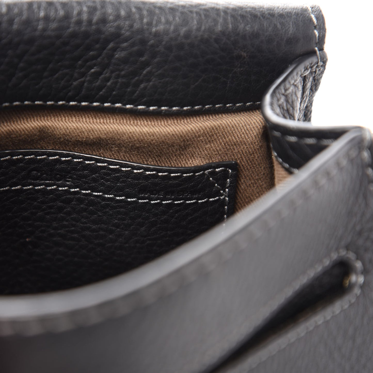 Calfskin Mini Marcie Round Crossbody Bag Black