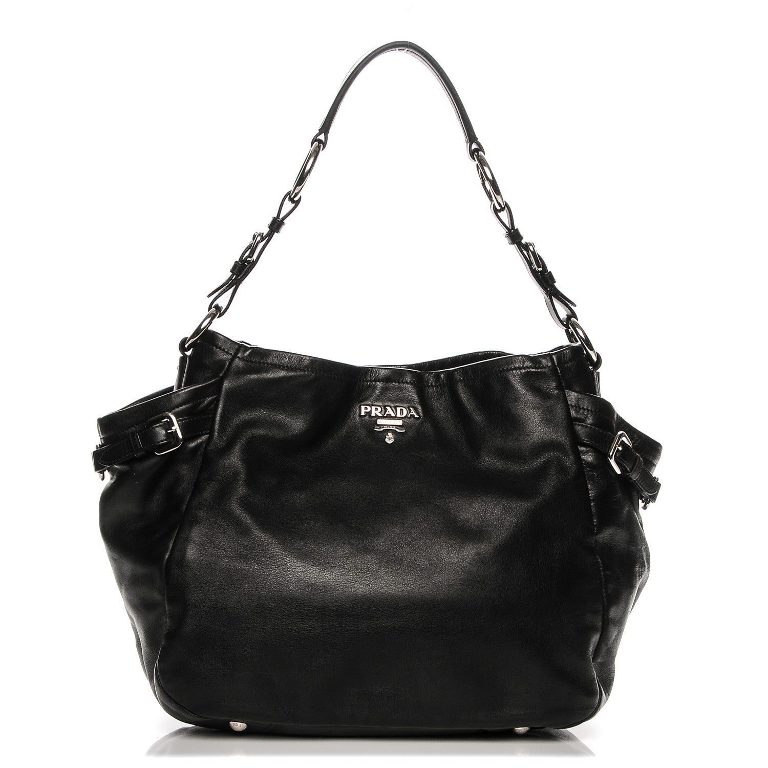 Prada Soft Calf Hobo Nero Black 1 of 7