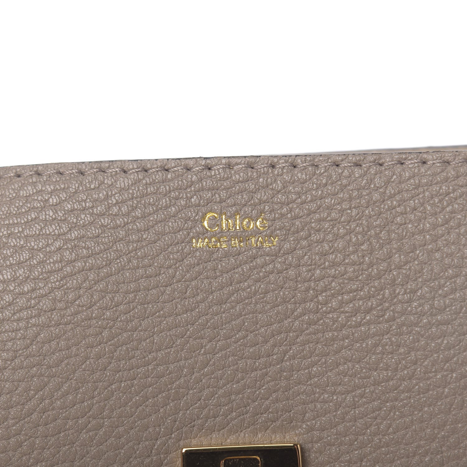Chloe Grained Lambskin Drew Shoulder Bag Motty Grey 6 of 10