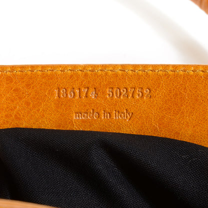 Balenciaga Chevre Classic Hardware Step Bag Marigold 14 of 14