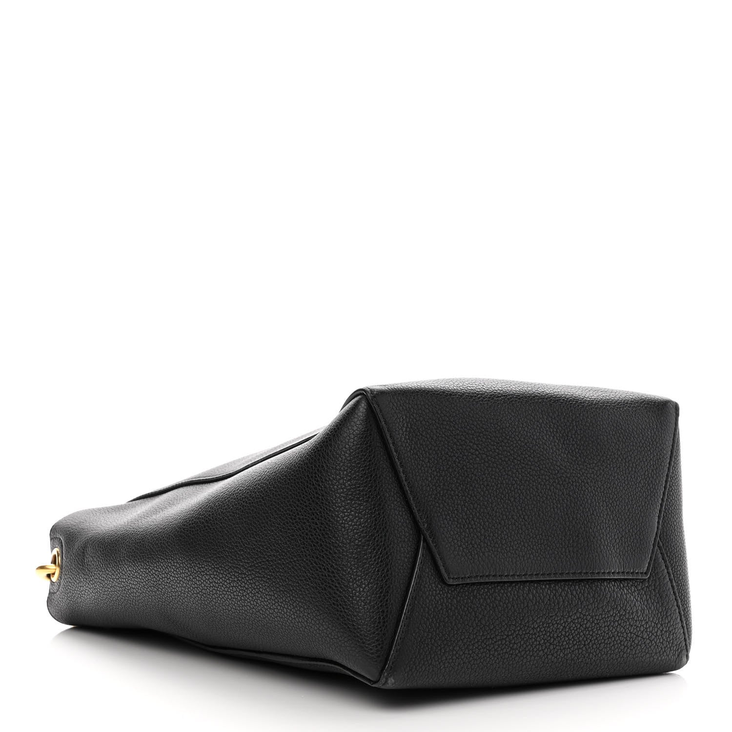 Celine Soft Grained Calfskin Small Sangle Bucket Bag Black 4 of 10