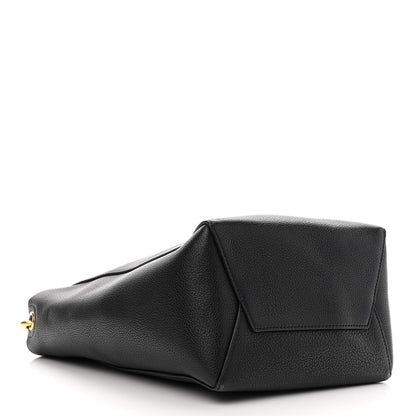 Celine Soft Grained Calfskin Small Sangle Bucket Bag Black 4 of 10
