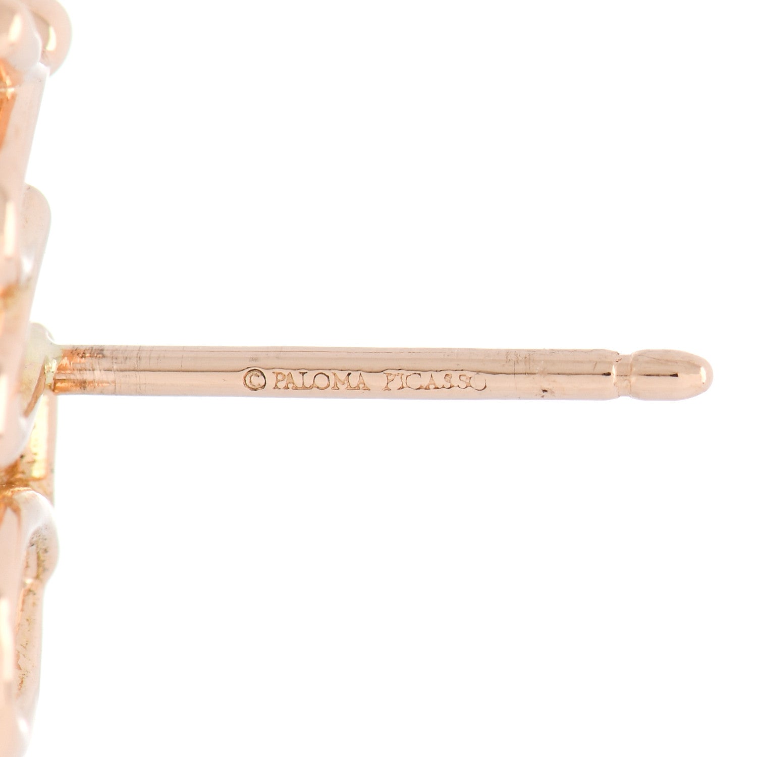 Tiffany 18K Rose Gold Graffiti Oui Single Earring 5 of 6