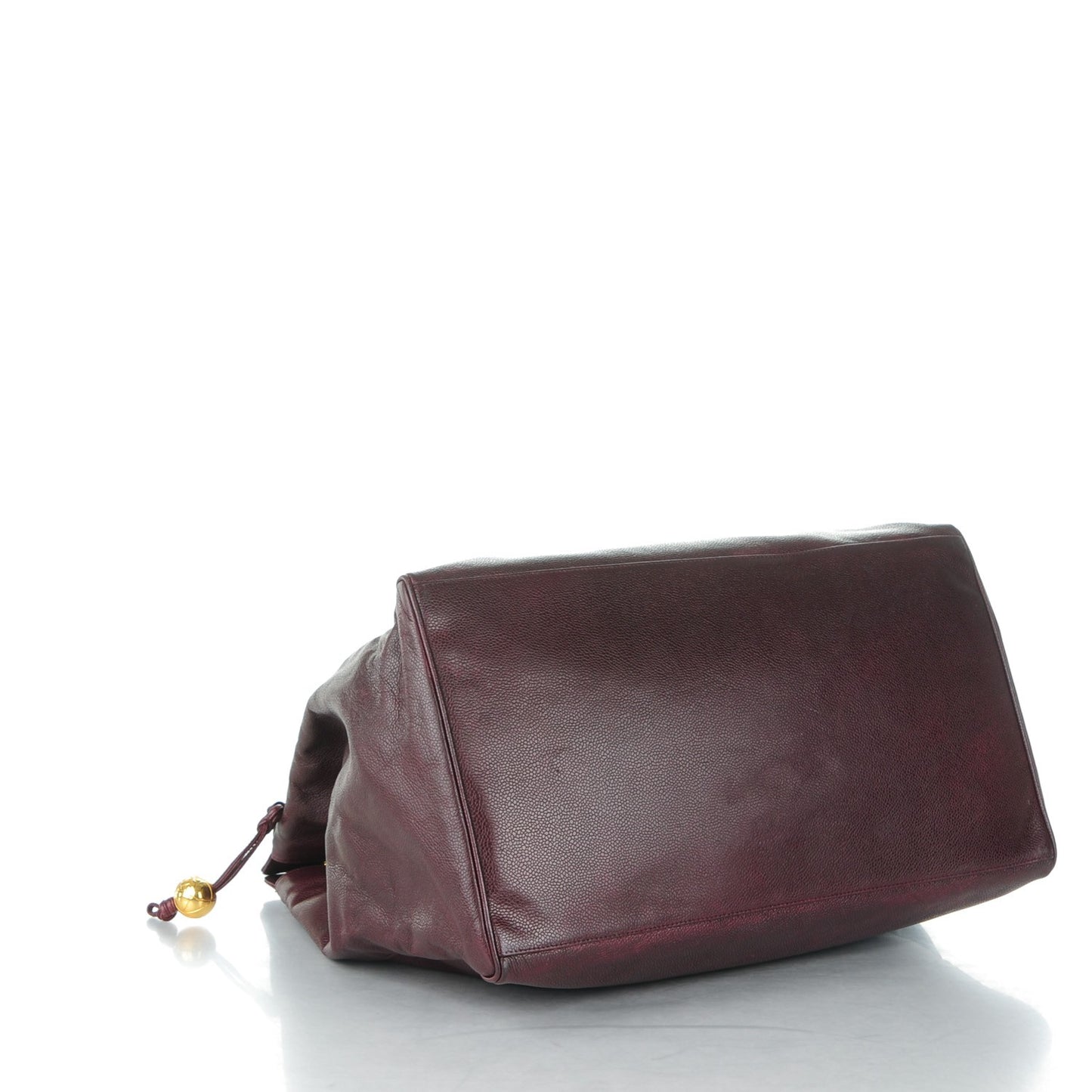 Caviar Timeless XL Weekender Bag Burgundy