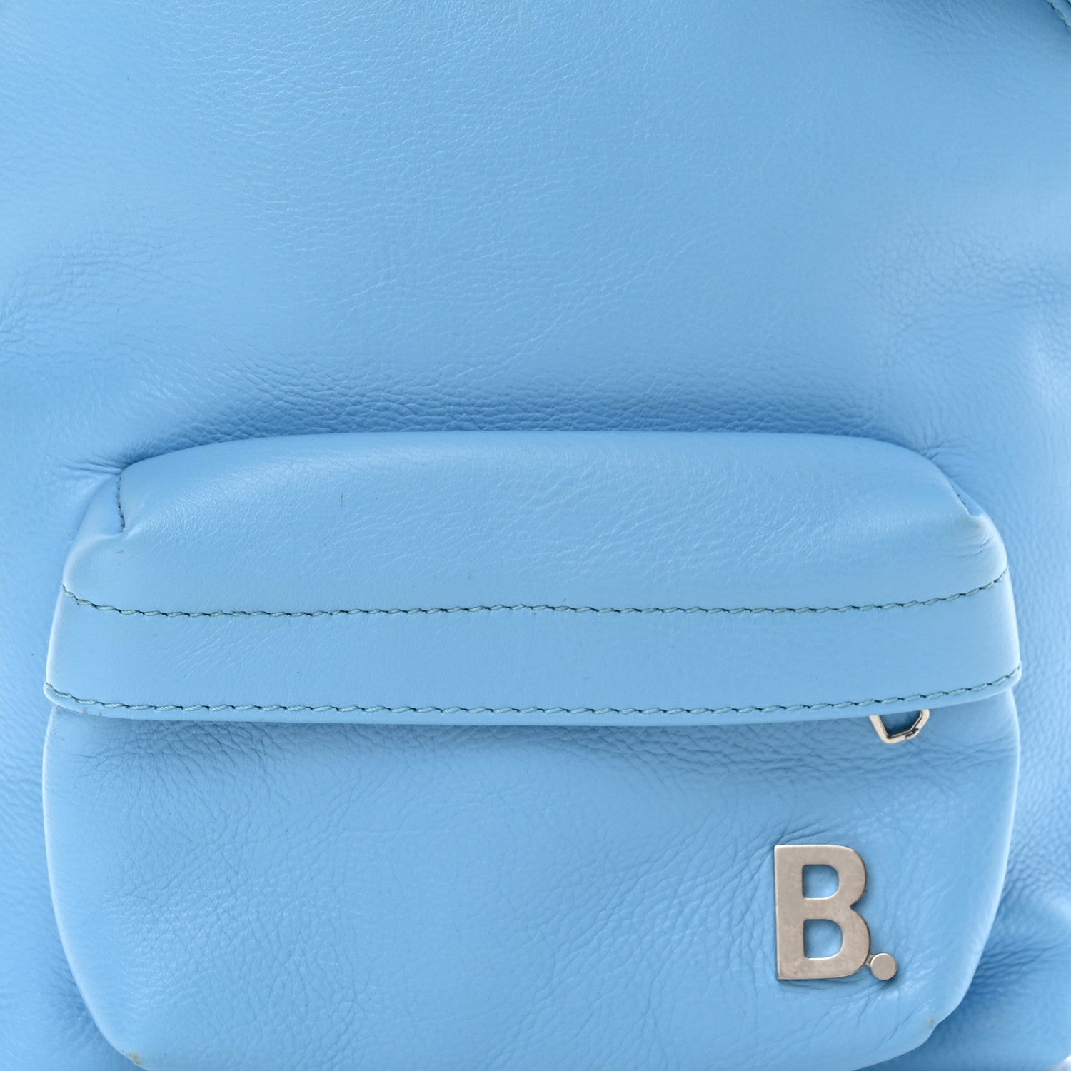 Balenciaga Smooth Calfskin Soft XXS Backpack Light Blue 8 of 10