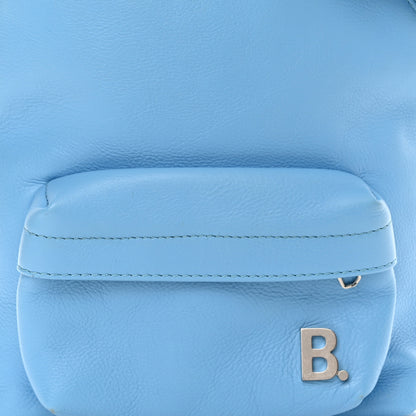 Balenciaga Smooth Calfskin Soft XXS Backpack Light Blue 8 of 10