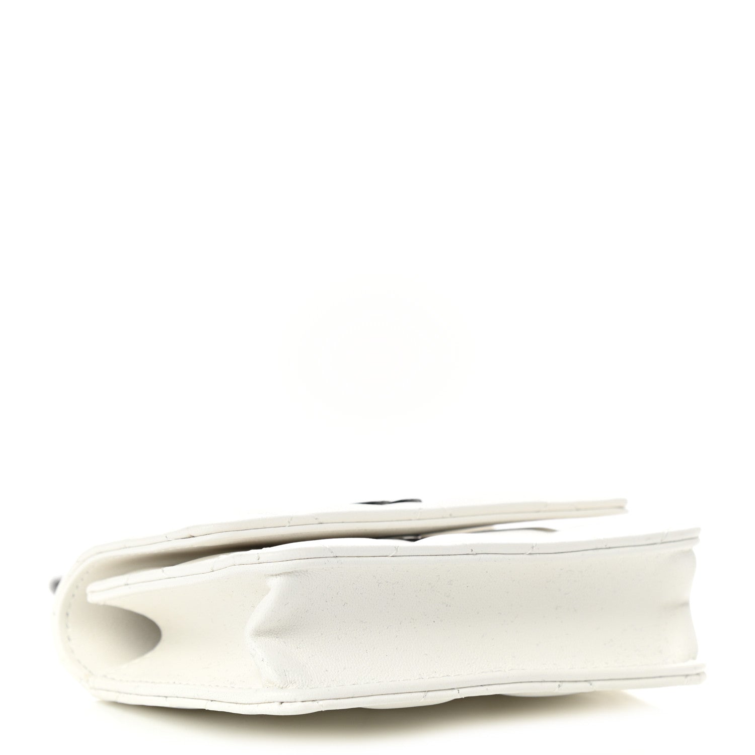 Chanel Lambskin Quilted CC Hook Card Holder White 4 of 8