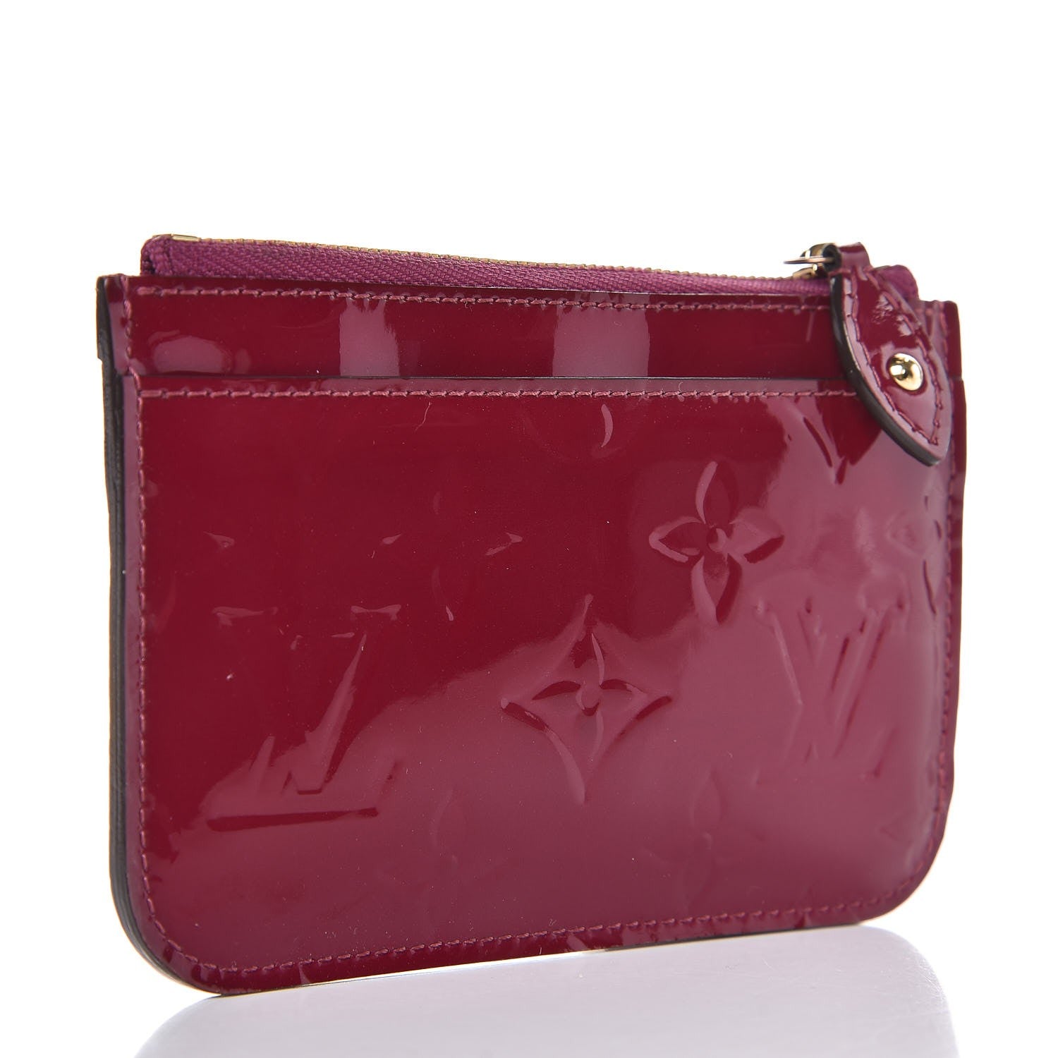 Louis Vuitton Vernis Key Pouch Magenta 3 of 7