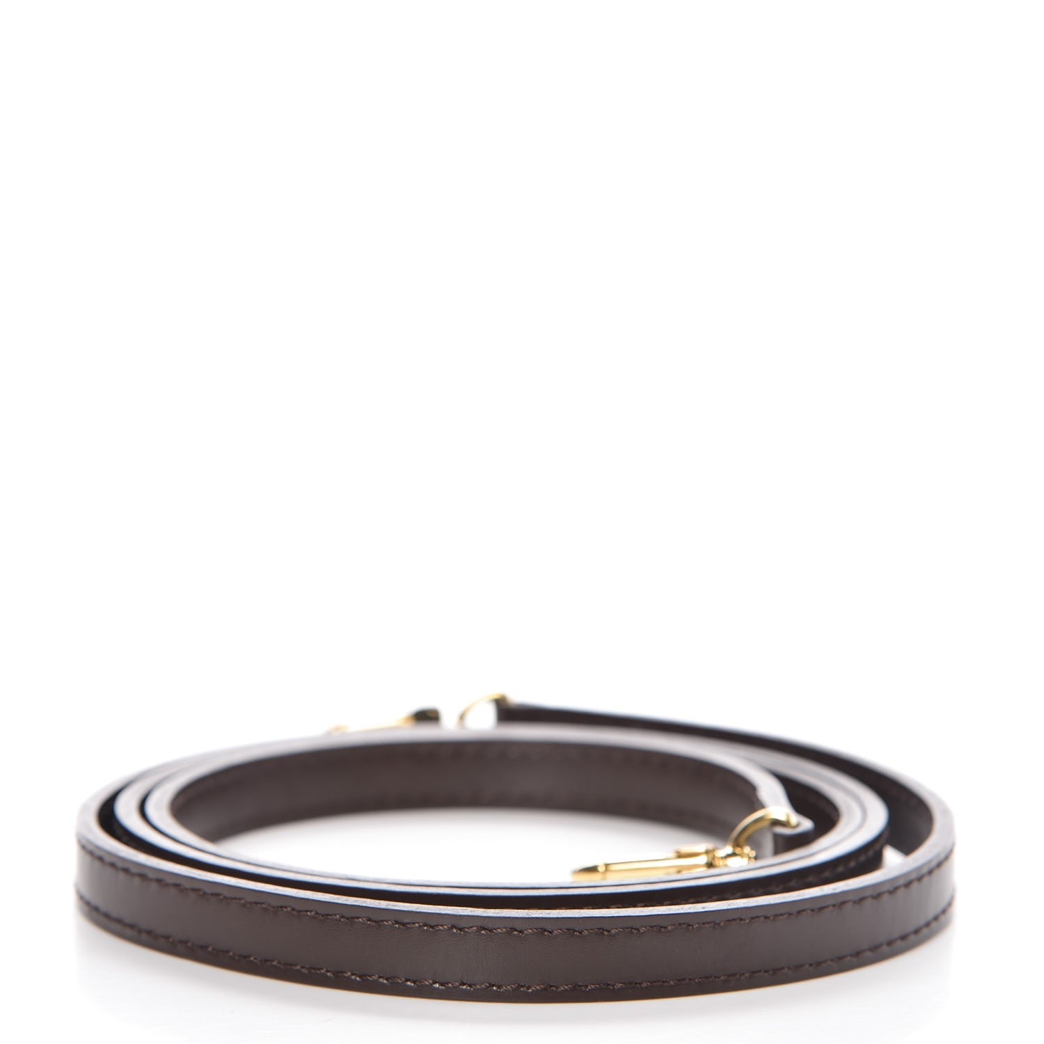 Louis Vuitton Calfskin 12mm Shoulder Strap Brown 2 of 3