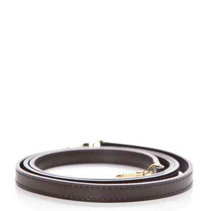 Louis Vuitton Calfskin 12mm Shoulder Strap Brown 2 of 3