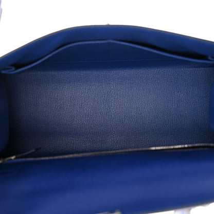 Hermes Epsom Kelly Sellier 28 Bleu Electrique 5 of 12