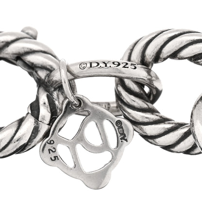 David Yurman Sterling Silver 10mm Medium Oval Link Bracelet 3 of 3