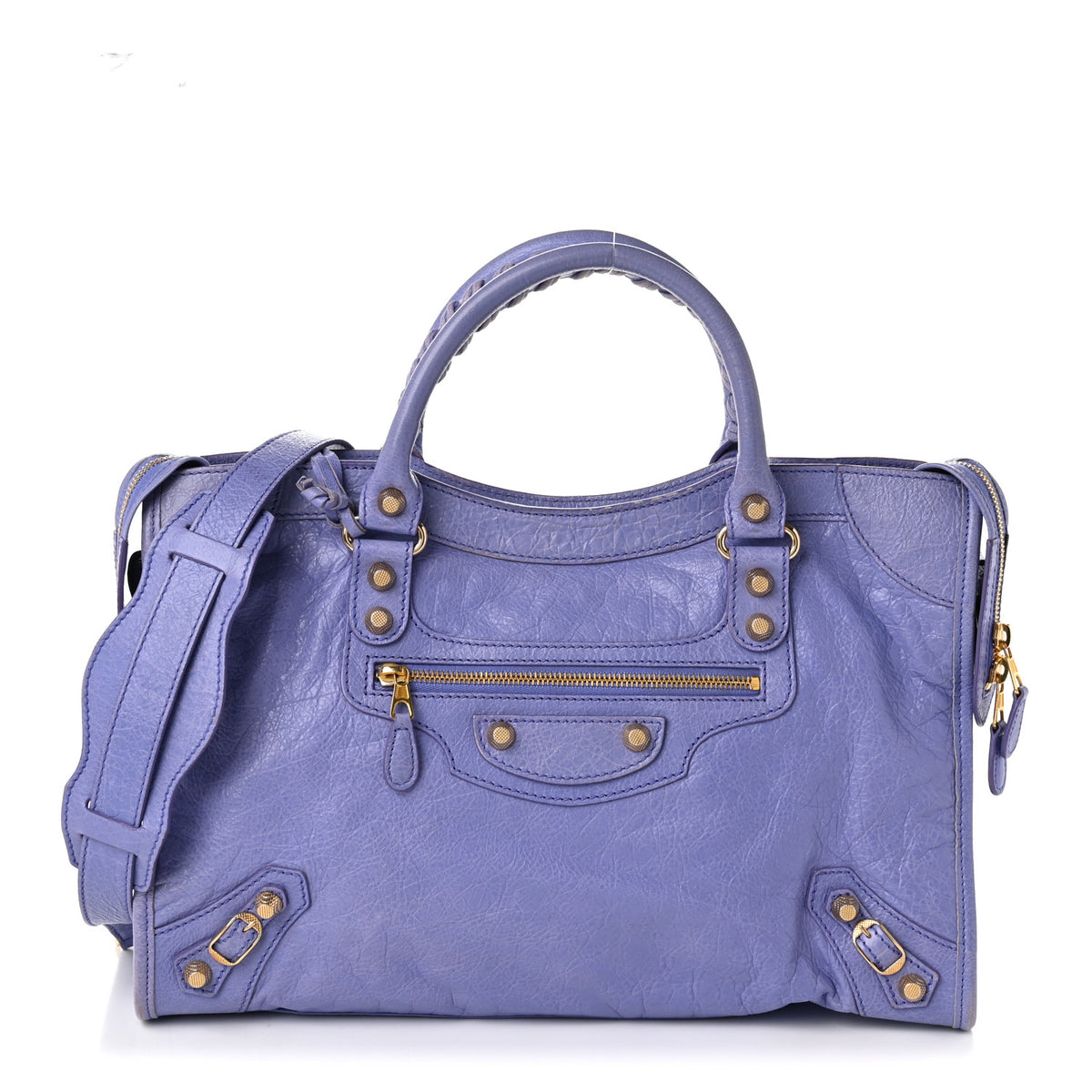 Agneau Giant 12 Gold Hardware City Mauve Light Mauve