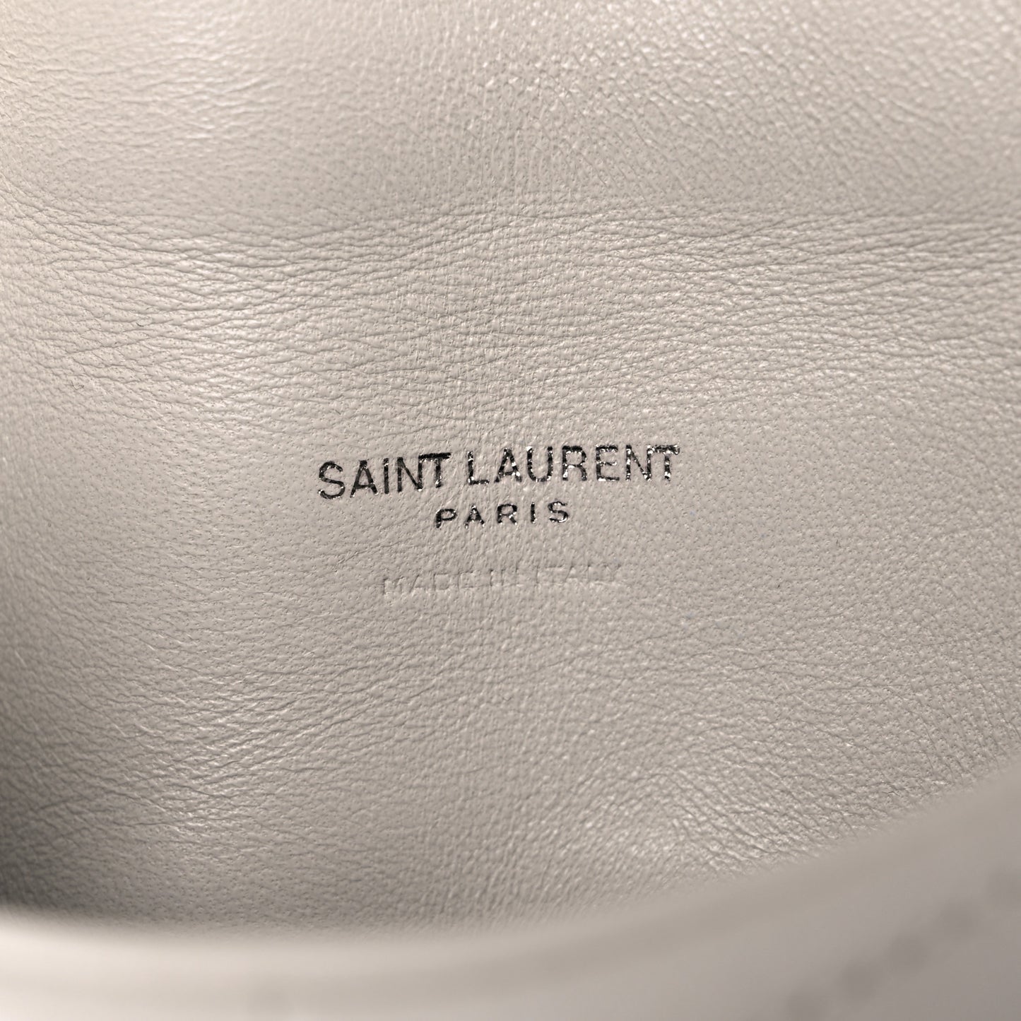 Lambskin Monogram Loulou Puffer Pouch Clutch Crema Soft