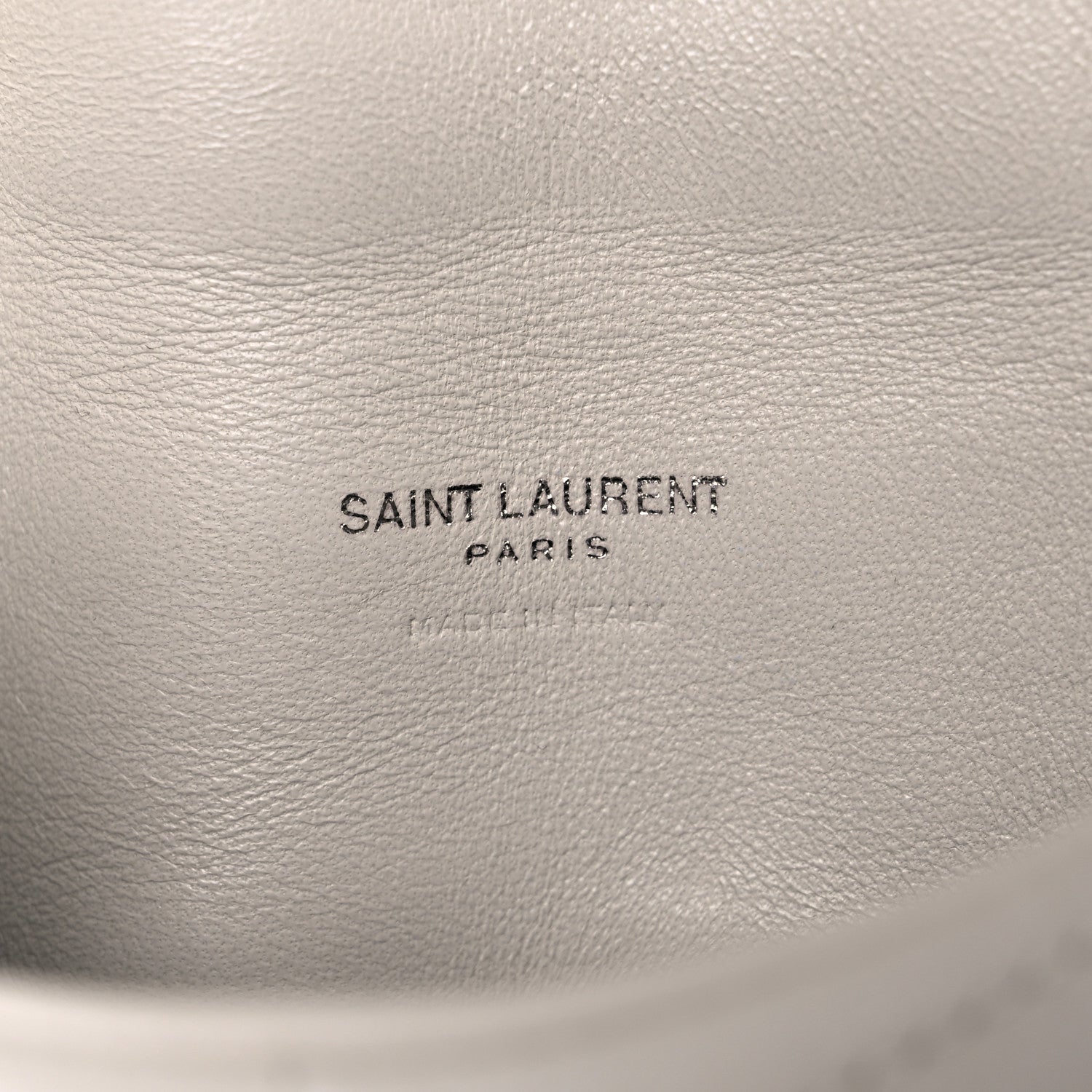 Saint Laurent Lambskin Monogram Loulou Puffer Pouch Clutch Crema Soft 7 of 11