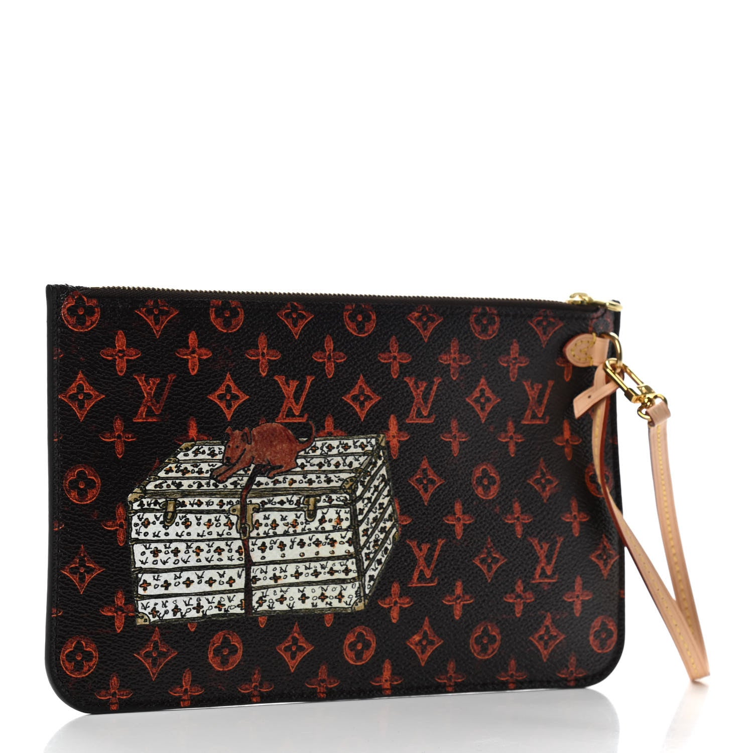 Louis Vuitton Catogram Neverfull MM GM Pochette Marron 3 of 7