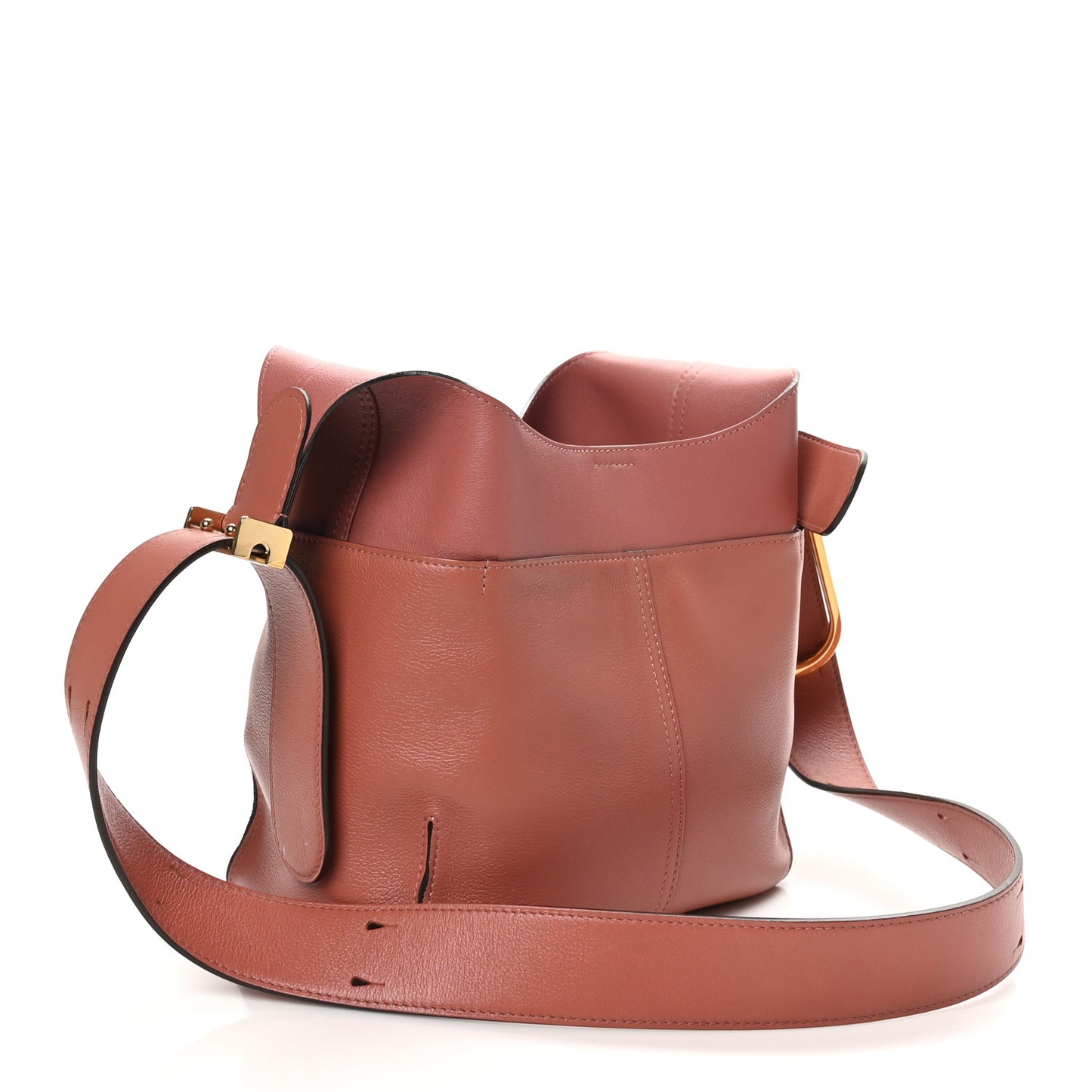 Grained Calfskin Mini So Cool Satchel Pink