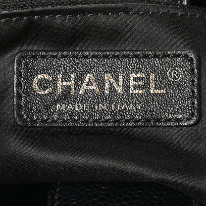 Chanel Caviar Quilted Petit Shopping Tote PST Black 6 of 10