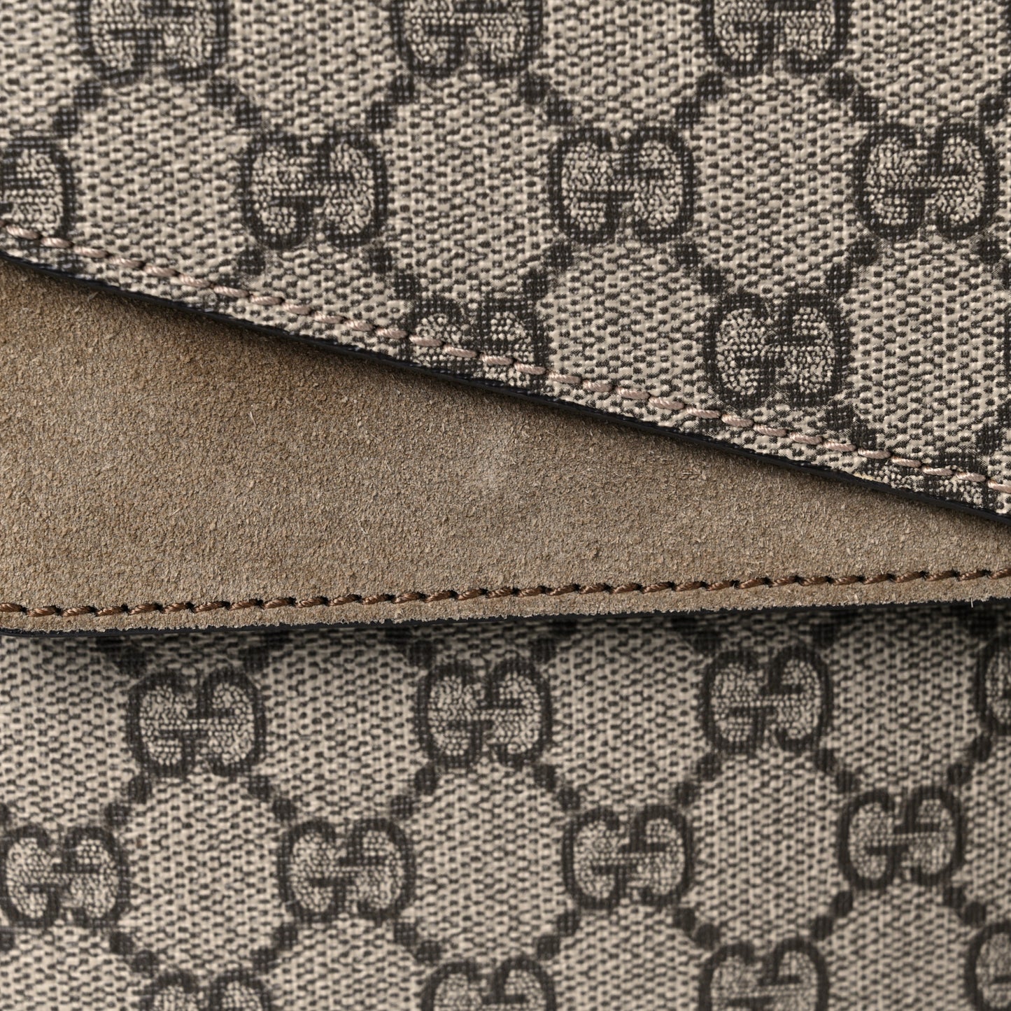 GG Supreme Monogram Medium Dionysus Shoulder Bag Taupe