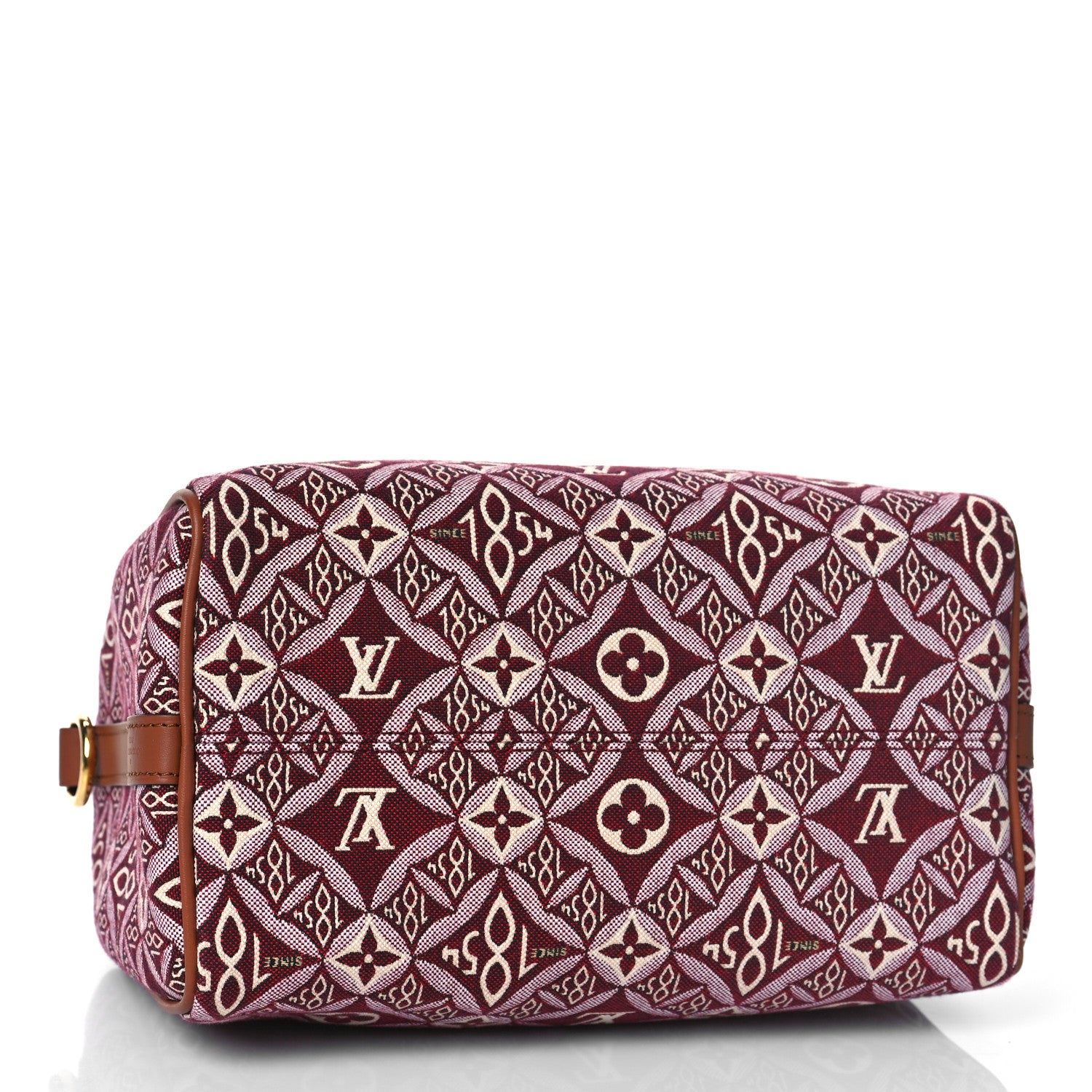 Louis Vuitton Jacquard Since 1854 Speedy Bandouliere 25 Bordeaux 4 of 8
