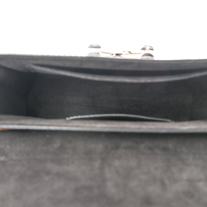 Louis Vuitton Calfskin Monogram Studded Twist Shoulder Bag MM 6 of 11
