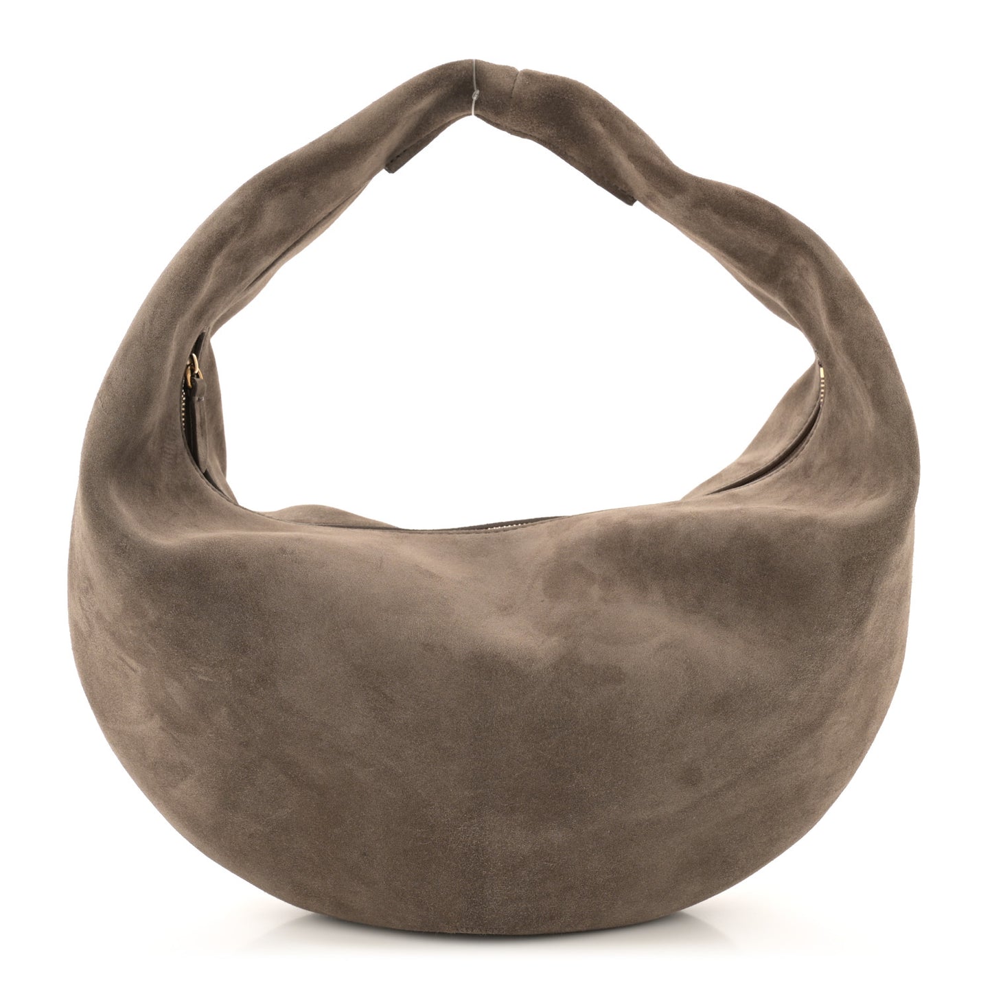 Suede Calfskin Medium Olivia Hobo Toffee
