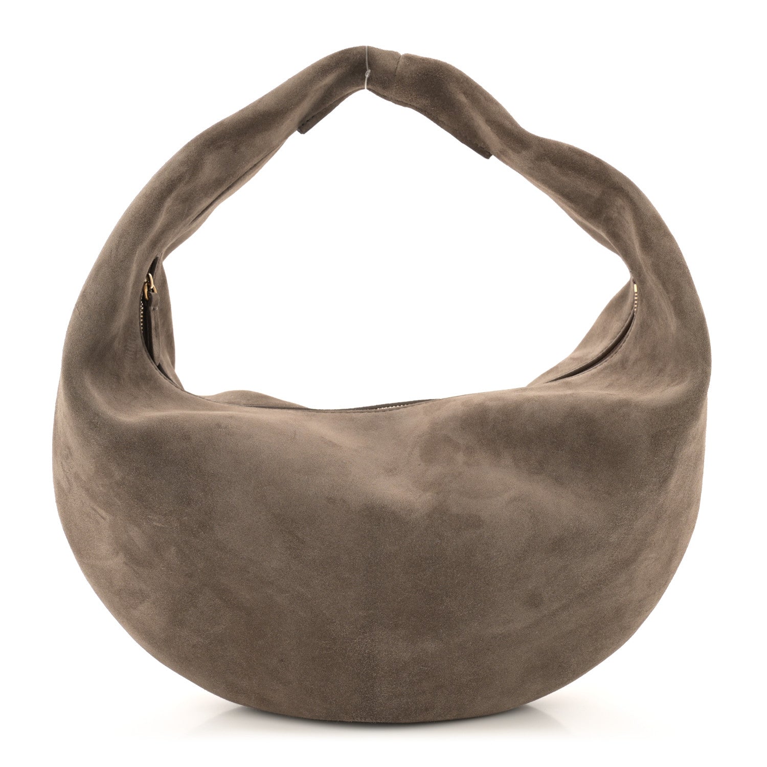 Khaite Suede Calfskin Medium Olivia Hobo Toffee 1 of 11