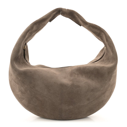 Khaite Suede Calfskin Medium Olivia Hobo Toffee 1 of 11
