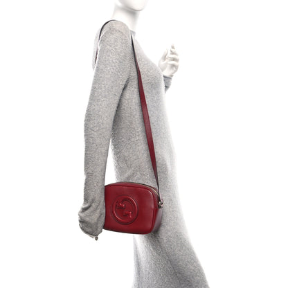 Gucci Calfskin Mini Blondie Bag Rosso 2 of 10